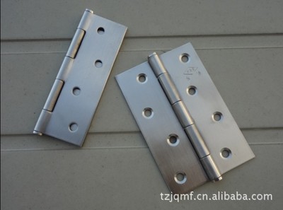 【小四寸不銹鋼合頁】價格,廠家,圖片,合頁、鉸鏈,臺州市路橋區(qū)金清民豐五金廠-